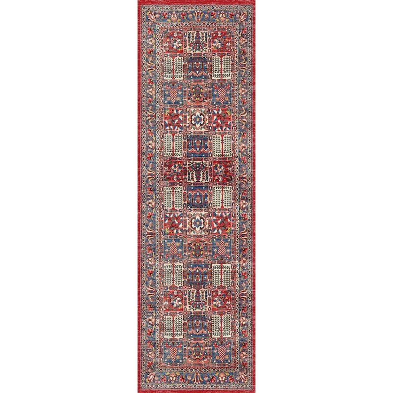 Nourison Fulton Indoor only Persian Area Rug - 2' 2" x 7' 6" - Red - Runner