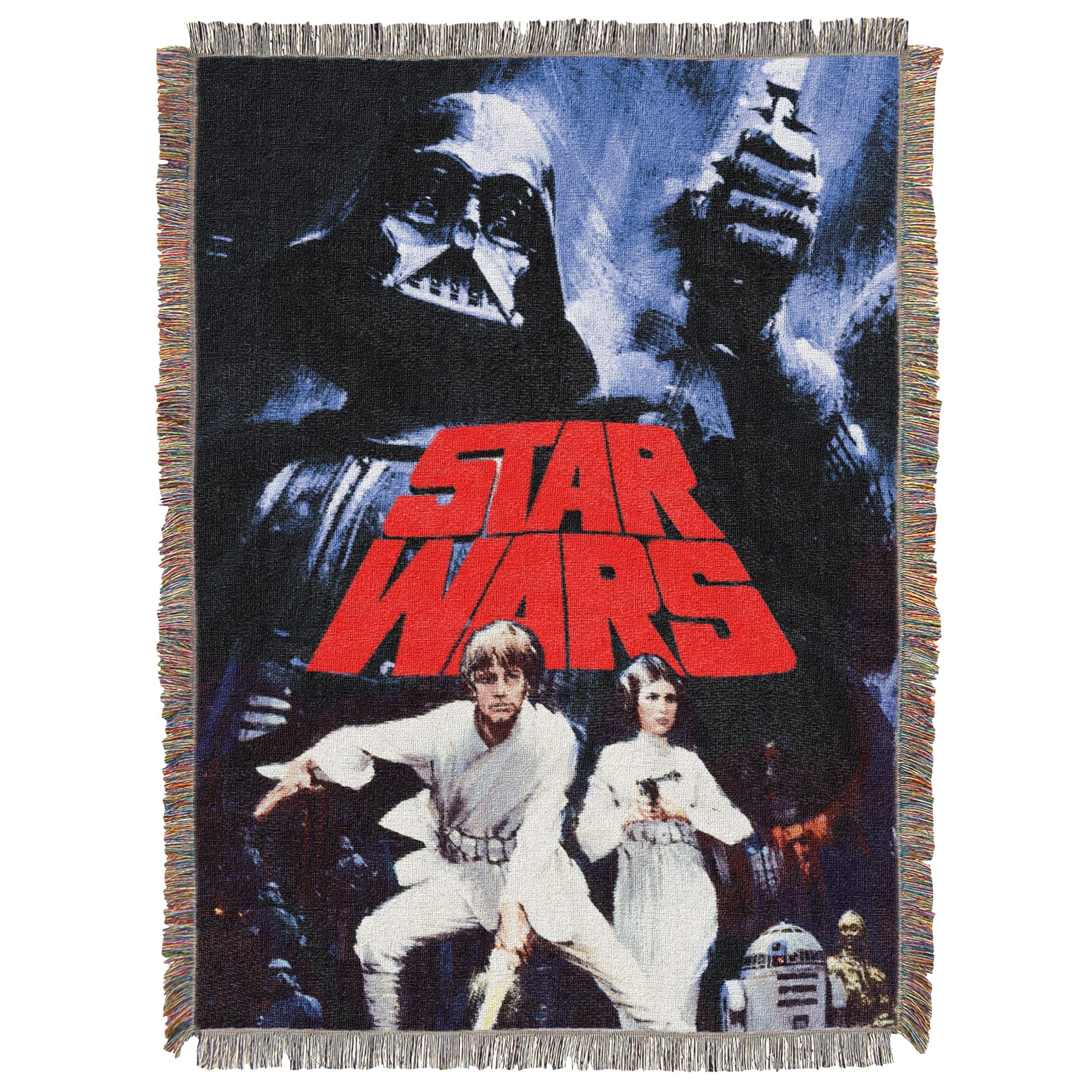 Lucus Star Wars Classic Galaxy In Turmoil Woven Tapestry Throw Blanket Bed Bath Beyond 39199058
