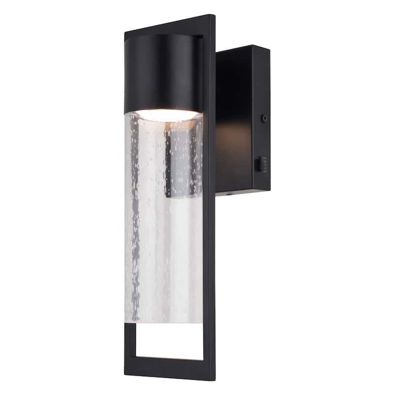 Vaxcel Lighting T0743 Sawyer 14" Tall LED Outdoor Wall Sconce with - Matte Black