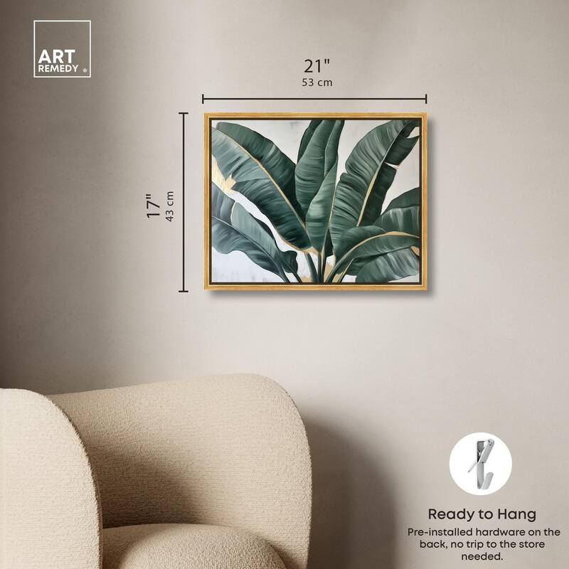 Jungle Jewel Jade II Canvas by Art Remedy
