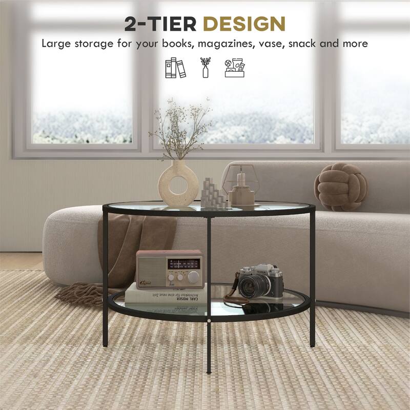 Side Table with Storage