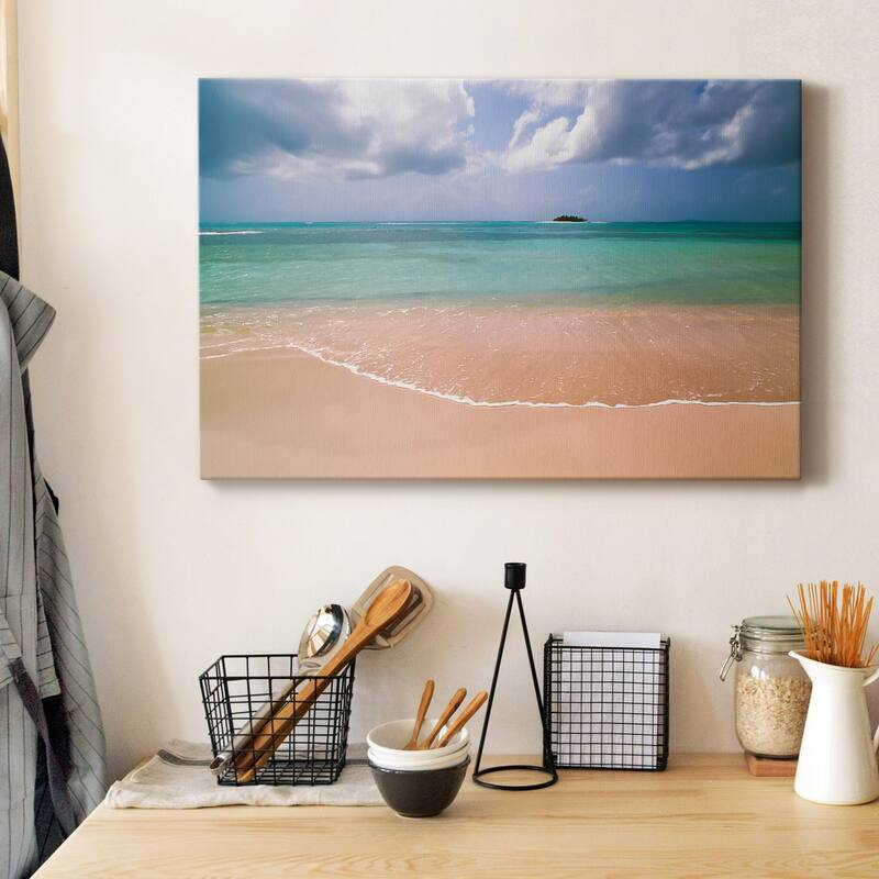 Clear Beach Premium Gallery Wrapped Canvas - Ready to Hang