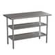 preview thumbnail 18 of 21, NSF Stainless Steel 18 Gauge Work Table