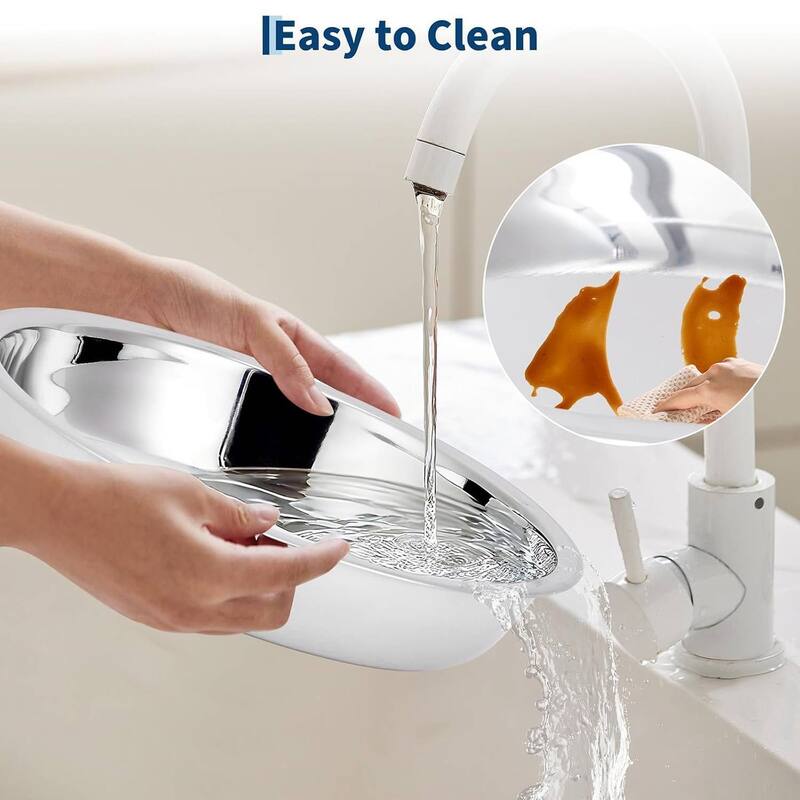 8QT Rectangle & 5 Qt Round Chafers and Buffet Warmers Sets