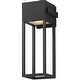preview thumbnail 1 of 2, Maxim 40674 Strand VX 18" Tall LED Outdoor Wall Sconce Black