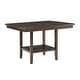 preview thumbnail 8 of 8, Fremont & Park Artena Counter Height Dining Table Dark Brown