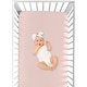 preview thumbnail 4 of 4, Sweet Jojo Designs Blush Pink Watercolor Floral Collection Fitted Crib Sheet