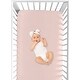 Sweet Jojo Designs Solid Color Blush Pink Harper Collection Fitted Crib ...