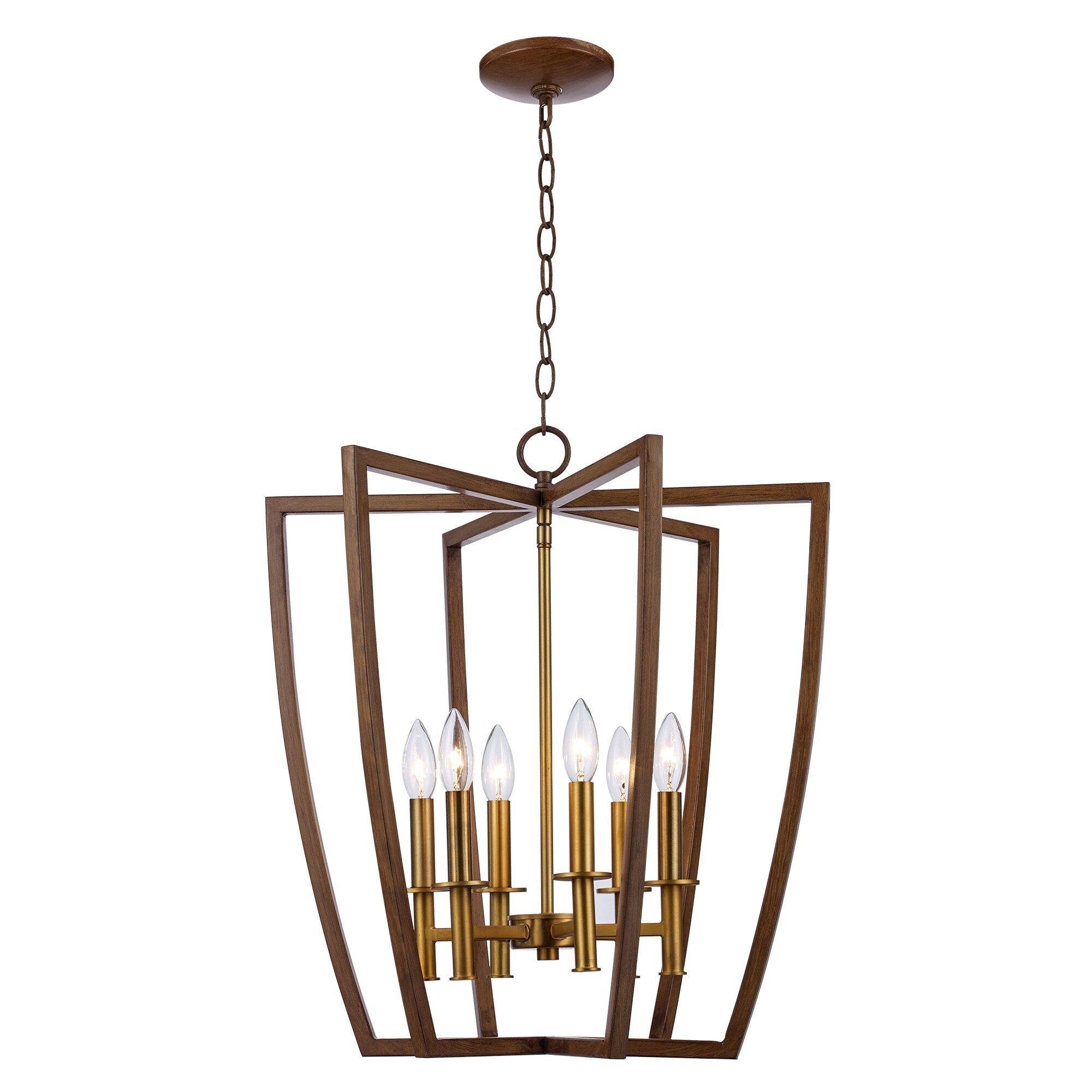 Carmen 6 shop light geometric pendant