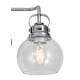 preview thumbnail 7 of 25, Bolha Metal/ Bubbled Glass Vanity Light, Chrome by JONATHAN Y