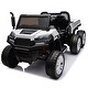 preview thumbnail 24 of 38, 24V 2-Seater UTV-XXL Ride On Truck with Dump Bed for kid,Ride On 4WD UTV with 6 Wheels,Tipping and Openable Rear Cargo Bed Black