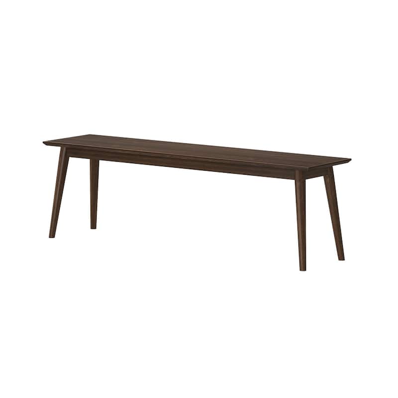 Plank and Beam Mid-Century Modern Dining Bench - 59"