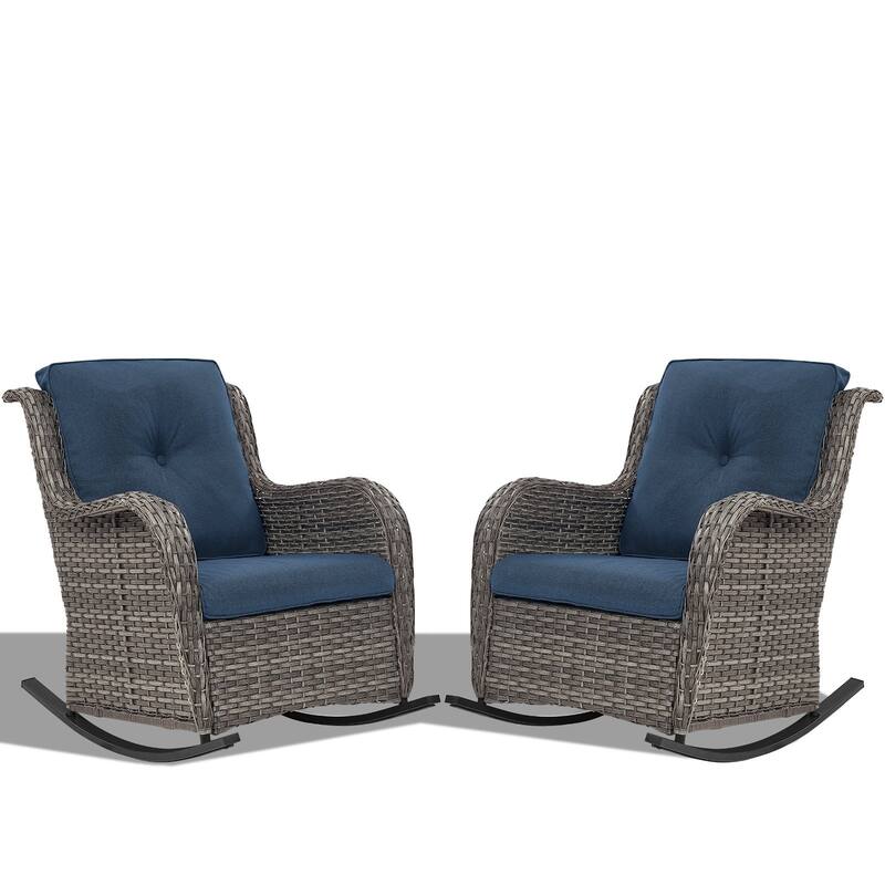 Outdoor Rocking Chair Rattan Rocker Chairs