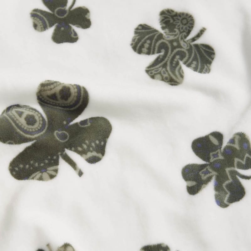 Lucky Brand Lucky Clovers Plush Throw Blankets