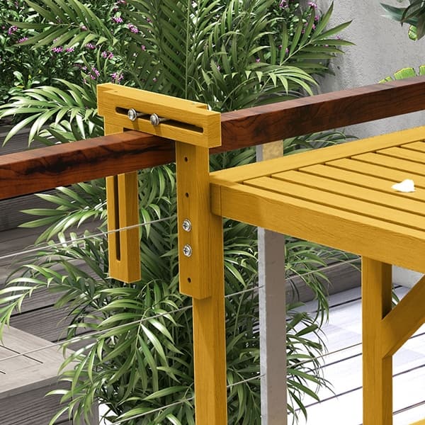 VidaXL Bistro Set Outdoor Patio Balcony Table And Chairs Rattan Look 5