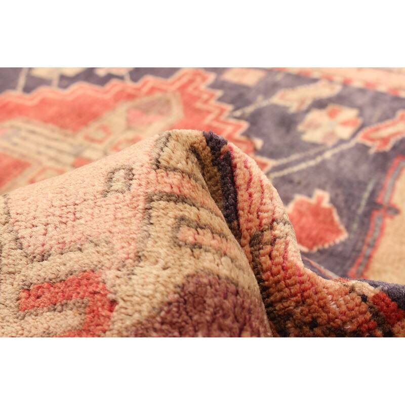ECARPETGALLERY Hand-knotted Konya Anatolian Dark Navy Wool Rug - 4' 2" x 12' 5"