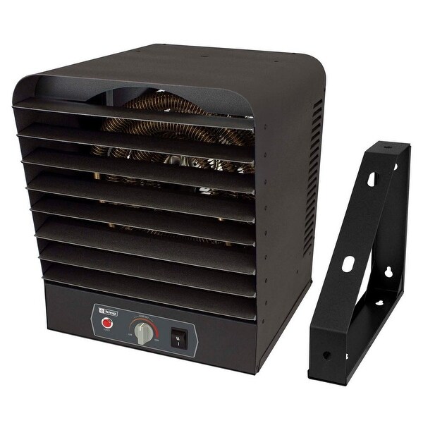 King Electric GH2405TB 10,000 Watt Garage Heater with Bracket and Thermostat - gray