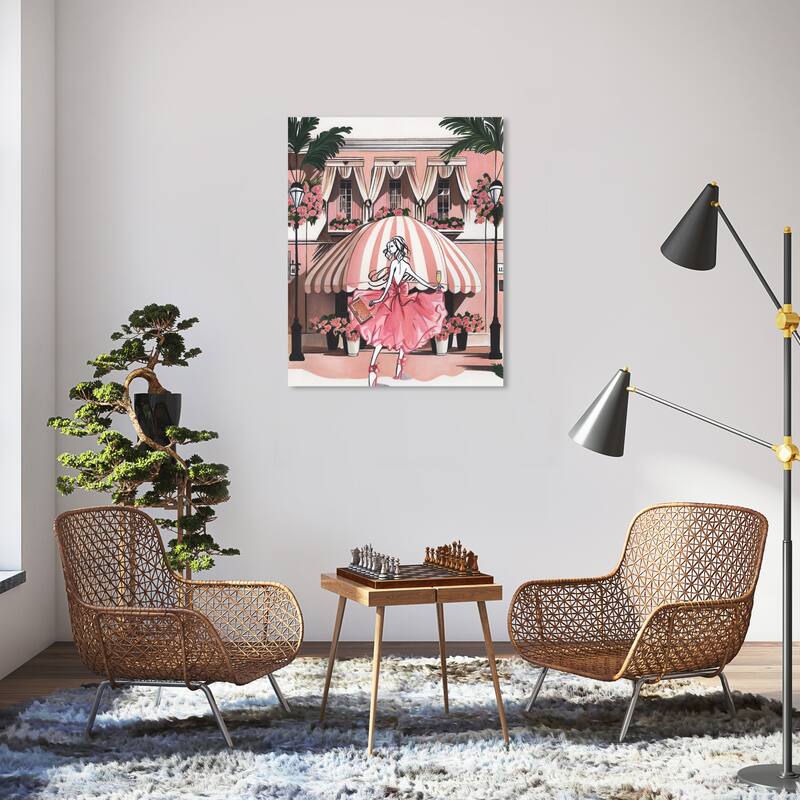 Wynwood Studio Fashion and Glam Total pink look Pink and Light Pink Glam Wall Art Canvas Print - 36 x 30