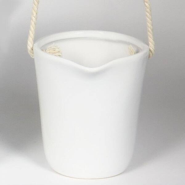 White With Twine Hanging Planter Bed Bath & Beyond 36882106