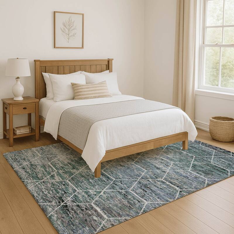 Premium Washable Super Soft Geo Abstract Mayfield Rug