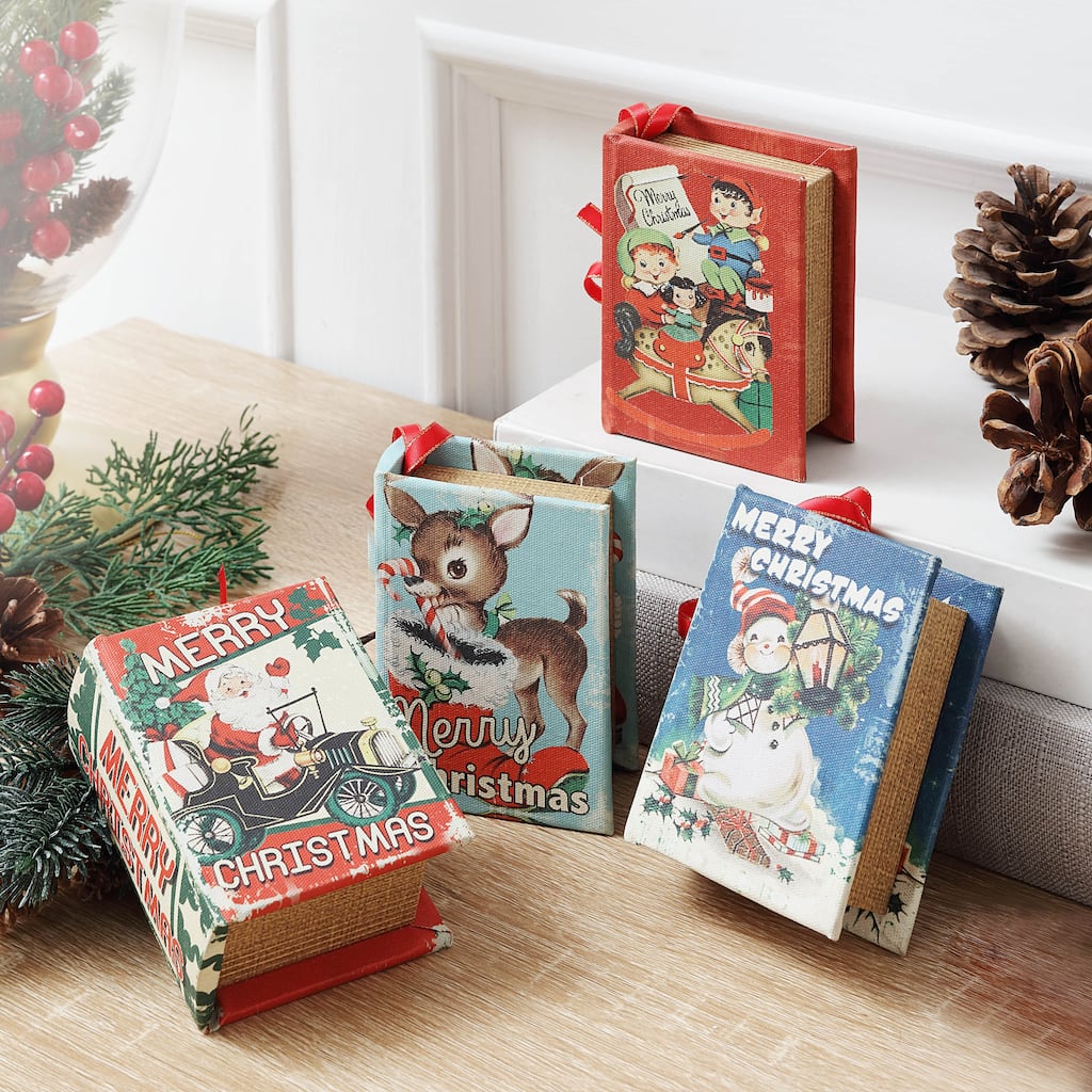 3.75" Set of 4 Nostalgic Musical Songbooks