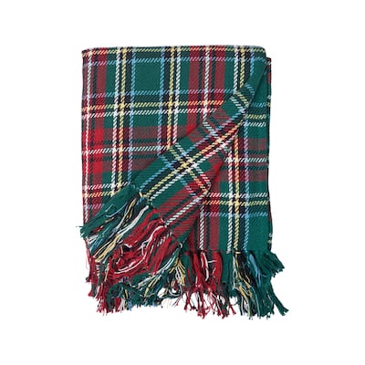 Christmas Weston Plaid Throw