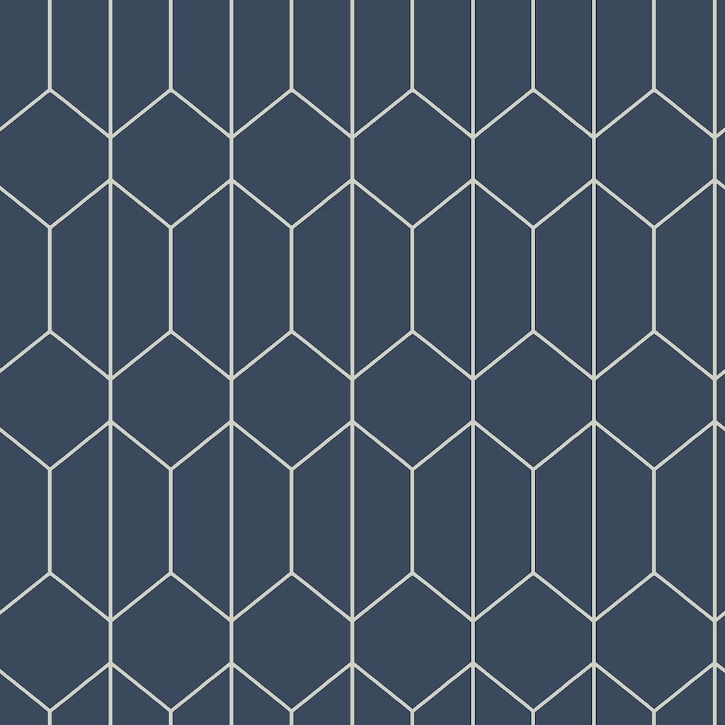 Arthouse Orson Navy Trellis Wallpaper