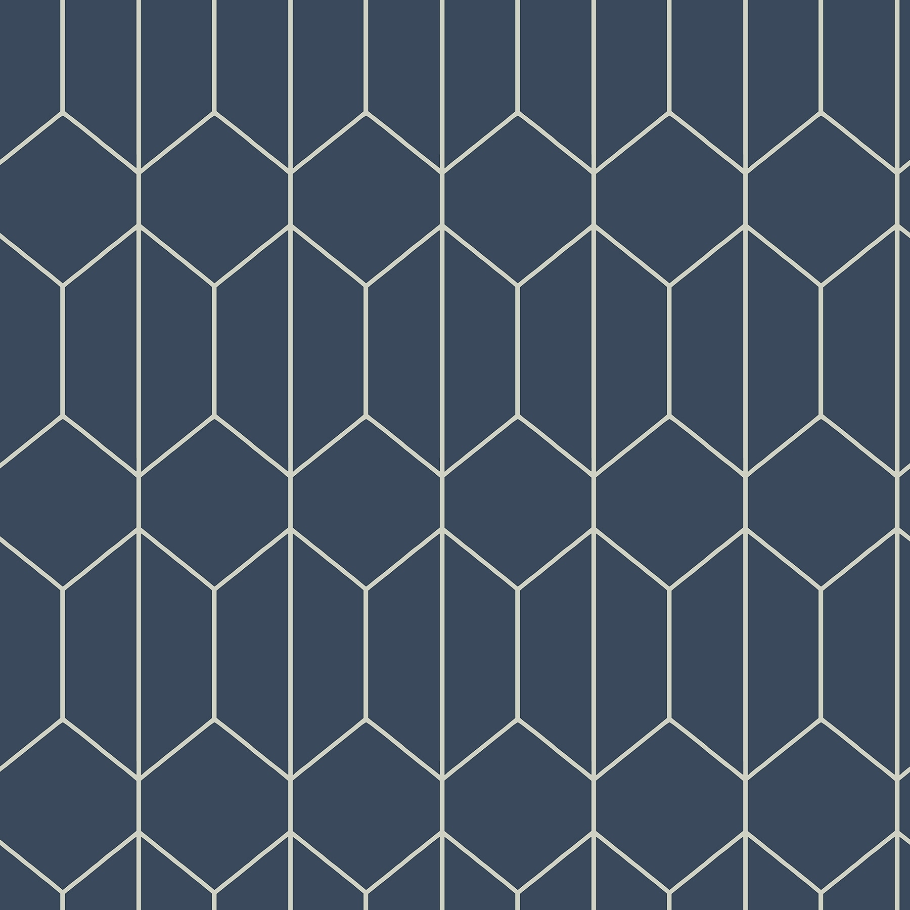 Arthouse Orson Navy Trellis Wallpaper