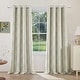 preview thumbnail 7 of 14, Deconovo Recycled Curtains Blackout Drapes 2 Panels 52x84 - Beige-Green Cube