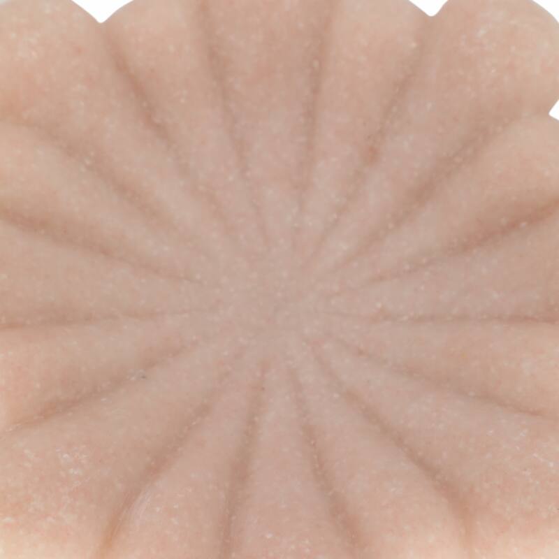 Decorative Flower Shape Quartz Accent Bowl - Home Decor - 17" Pink - 7.0"