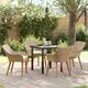Option Beige 31.5 x 31.5 x 29.1 square table legs 4chair
