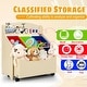 preview thumbnail 4 of 14, Kids Wooden Toy Storage Unit Organizer with Rolling Toy Box and Plastic Bins - 25" x 15" x 30" (L x W x H)