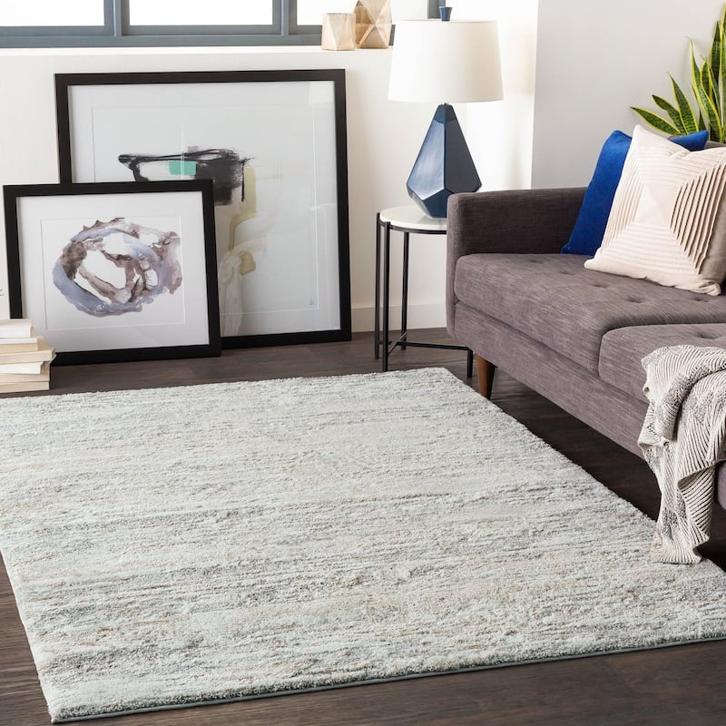 Livabliss Venice Mid-Century Abstract Area Rug - Camel - 6' 7" x 9' 6"
