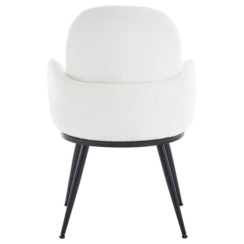 Fabric Upholstered Dining Chairs Set of 2/4 with Arms - 34.8"H x 23.2"W x 22.8"D