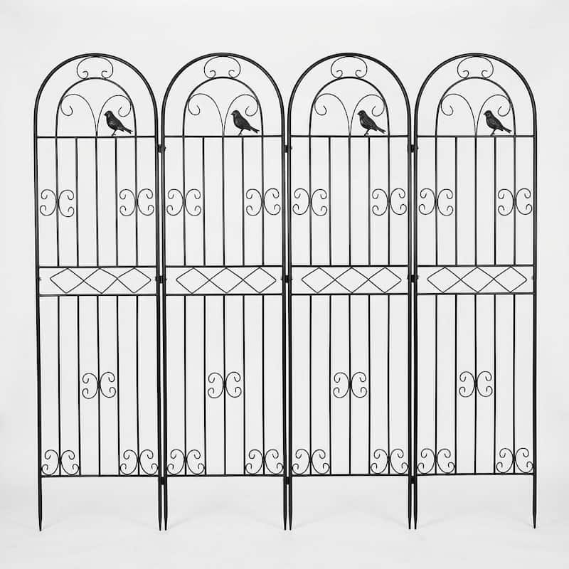 71 in Garden Tall Plant Trellis for Climbing Plants - 4PCS-71in