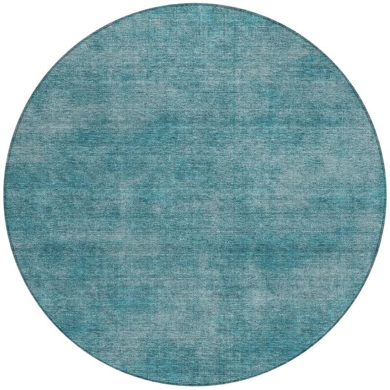 HomeRoots Solid Color Transitional Rectangle Outdoor Rug