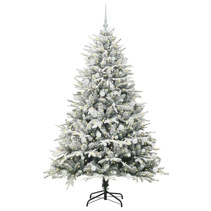 vidaXL Artificial Christmas Tree Green PVC