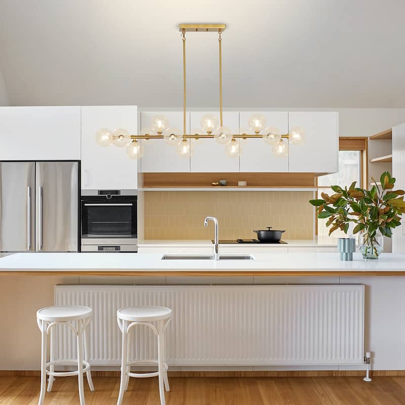 Sputnik Chandeliers Globe Chandelier Kitchen Island Lighting Chandeliers For Dining Room - 16-Light