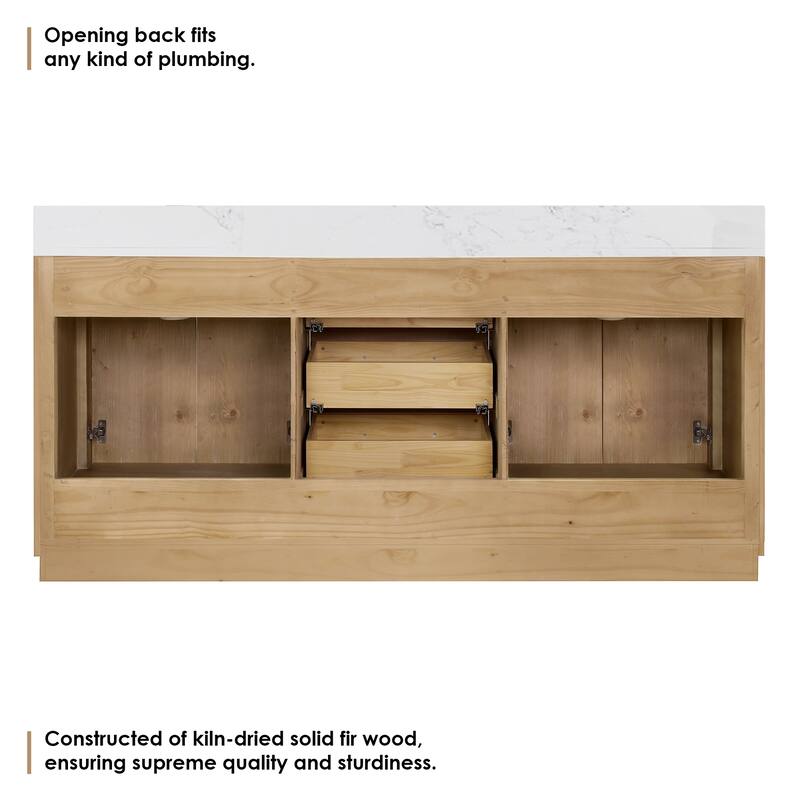 Altair Bellavia Bath Vanity in Weathered Fir no Mirror