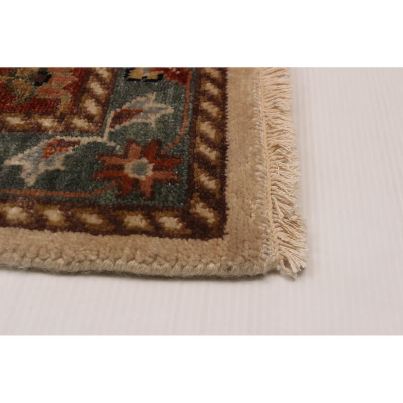 ECARPETGALLERY Hand-knotted Jules Sultane Ivory Wool Rug - 9'10 x 13'9