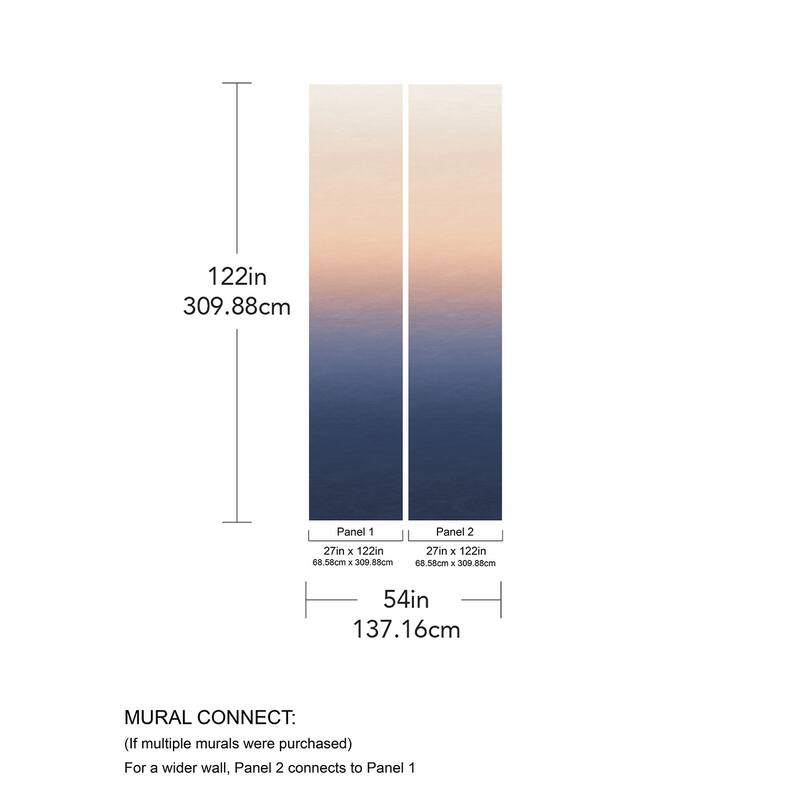 REMIX Walls by Katie Hunt Sunrise Ombre Wall Mural