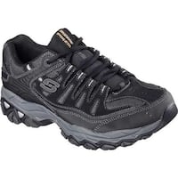 Skechers Men's After Burn Memory Fit Cross Training Shoe Black/Gray