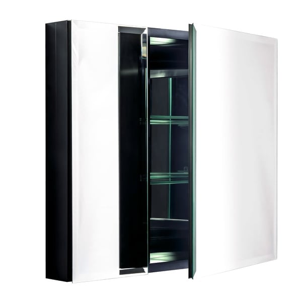 Miseno MBC2630 Dual Mount 26" X 30" Beveled Double Door Medicine Cabinet (Surface or Recessed Mounting) - N/A