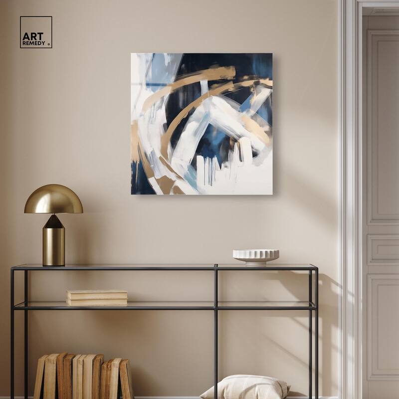 Golden Vortex II Acrylic by Art Remedy, Ready to Hang