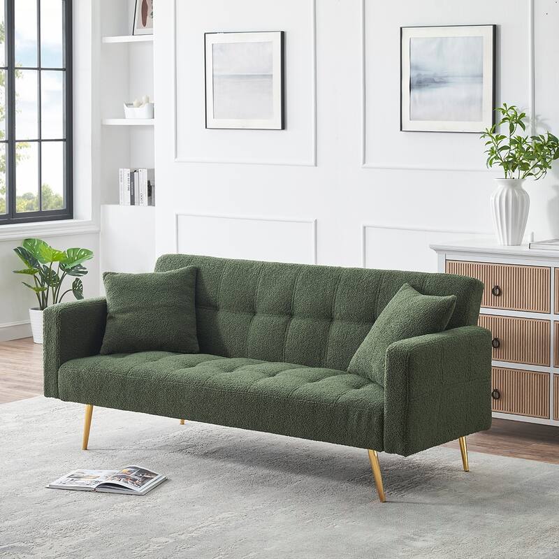 Teddy Sofa Bed With Two Pillows