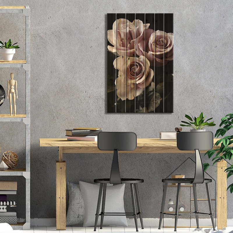 Rose Noir I Print On Wood by Danita Delimont - Multi-Color