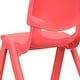 preview thumbnail 34 of 44, 2 Pack Plastic Stack School Chair with 13.25"H Seat, K-2 School Chair