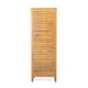 preview thumbnail 11 of 18, Gribs Acacia Wood Indoor/Outdoor Teak Finish Storage Cabinet by Christopher Knight Home - 61.81" H