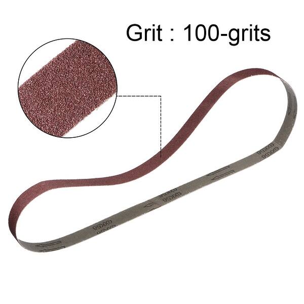 Shop 1inch X 42inch Sanding Belt 80 Grit Sand Belts For Belt