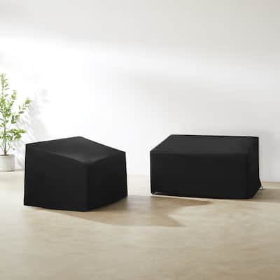 Crosley 2Pc Outdoor Loveseat Furniture Cover Set